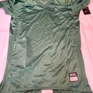 Nike 2XL Green Mesh Sports Jersey